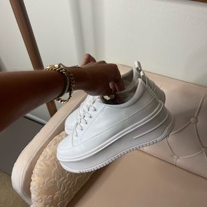 Princess Polly White Tennis Shoes